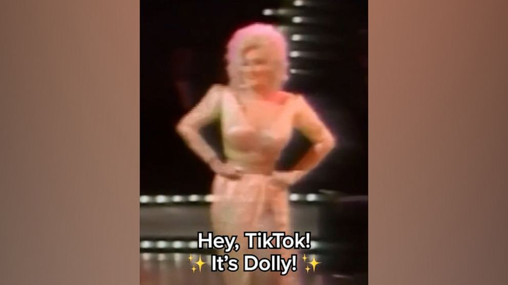 Dolly Parton has arrived on TikTok: 'Now that I'm here, tag me!' - Good  Morning America