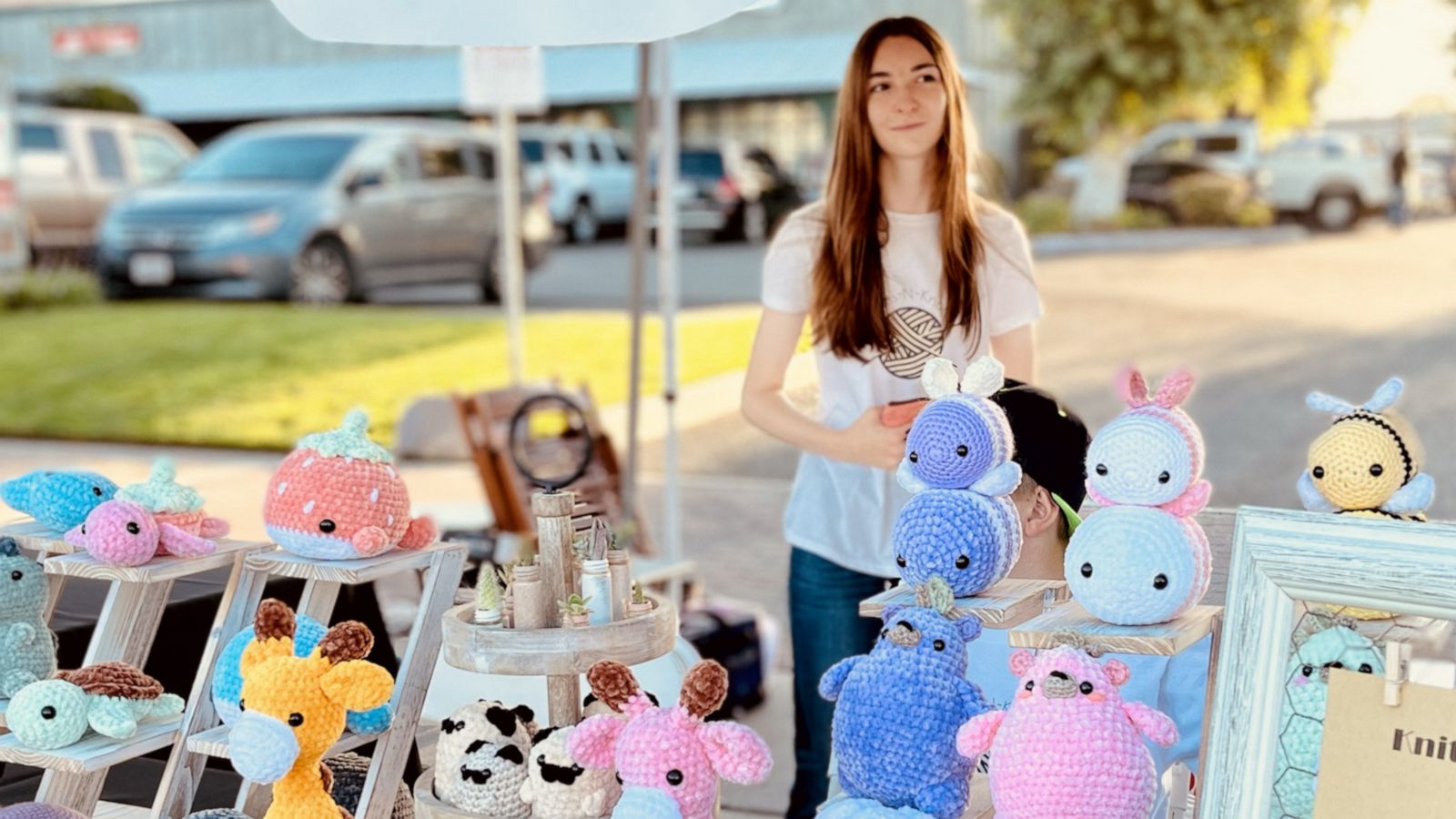 VIDEO: 13-year-old sells handmade crochet toys to save for college