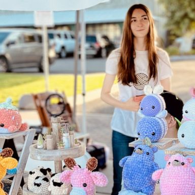 VIDEO: 13-year-old sells handmade crochet toys to save for college