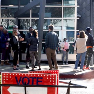 VIDEO: Georgia voters head to polls for Senate runoff