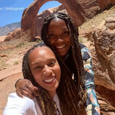 VIDEO: Brittney Griner back in US and reunited with her wife