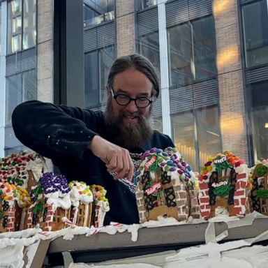 VIDEO: Meet the gingerbread house king 