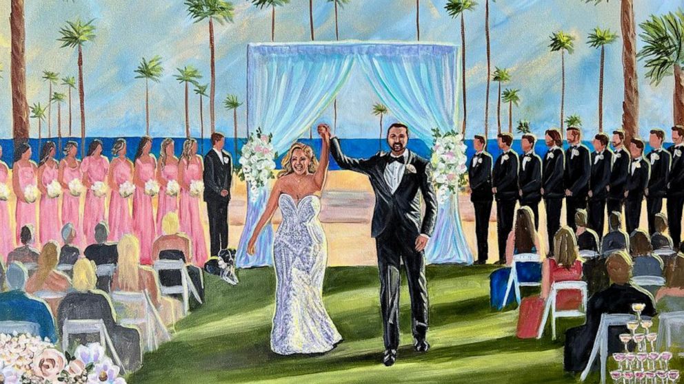 This Artist Live Paints Weddings And The Results Are Stunning GMA   221215 Gma Digital Livepaint HpMain 16x9 992 