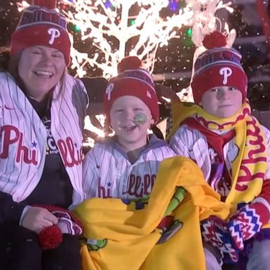 VIDEO: 4-year-old battling cancer surprised by Philadelphia Phillies with parade