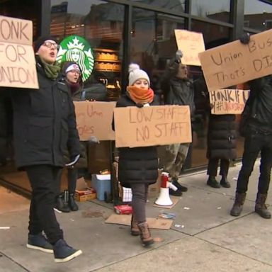 VIDEO: Starbucks employees on strike