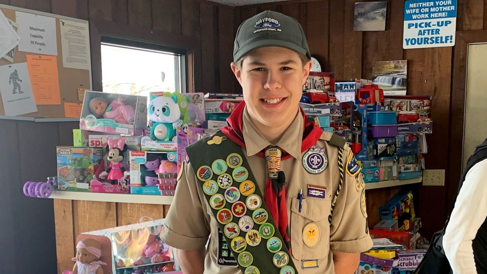 VIDEO: Boy Scout buys Christmas gifts for kids in foster care and shelters