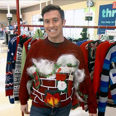 VIDEO: Thrifting for fabulous finds in pursuit of ugly Christmas sweater glory