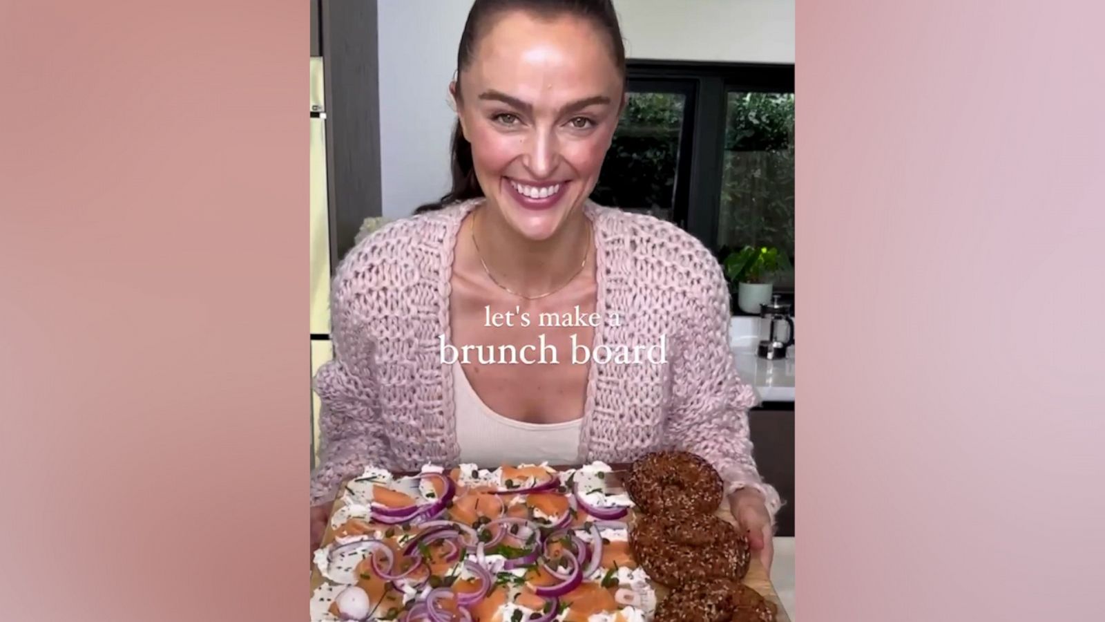 VIDEO: Make this DIY bagel and lox brunch board
