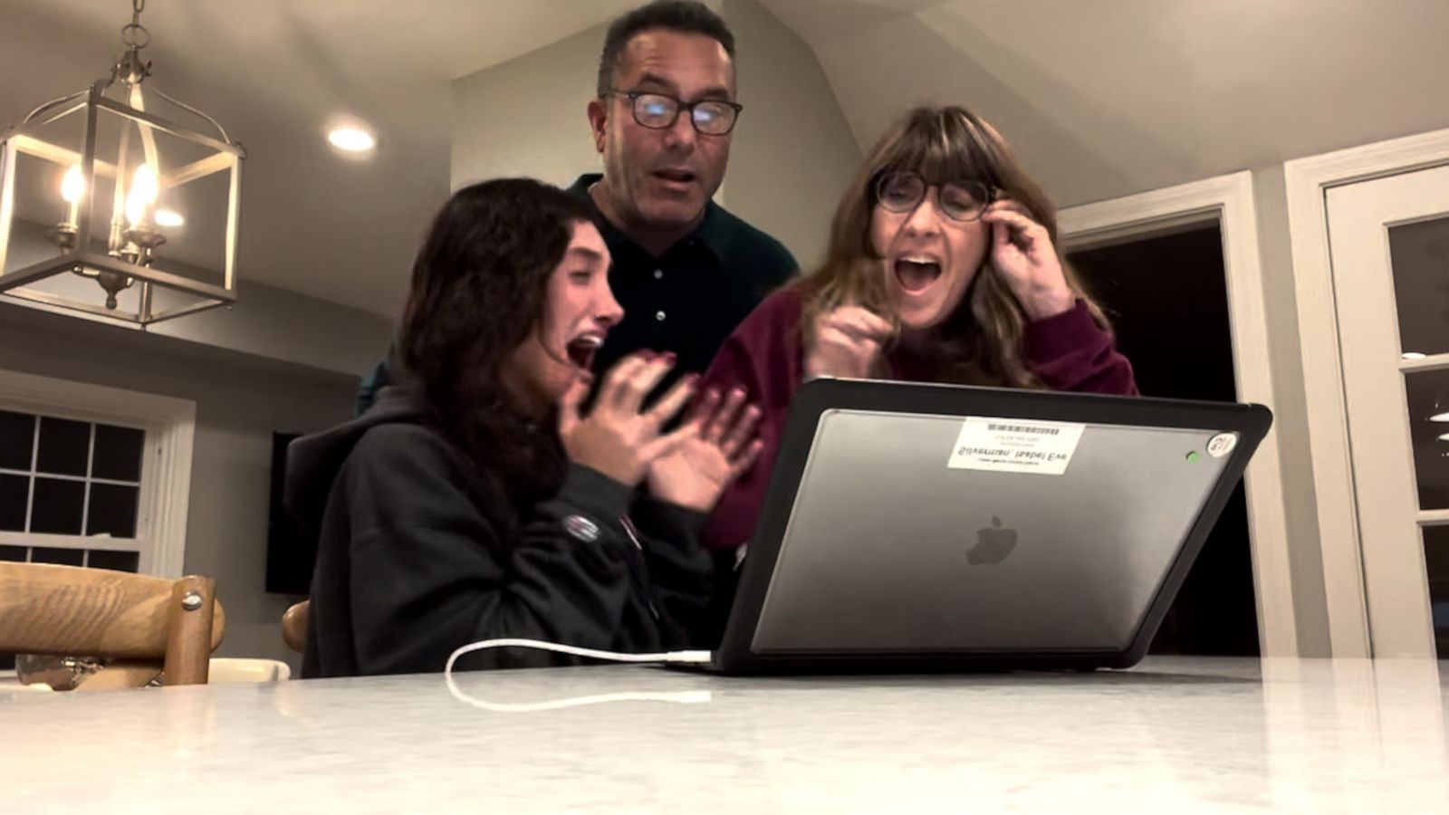 VIDEO: Student has best reaction to college acceptance letter