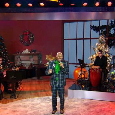 VIDEO: Disney's 'Aladdin' Broadway star sets holiday mood with special performance