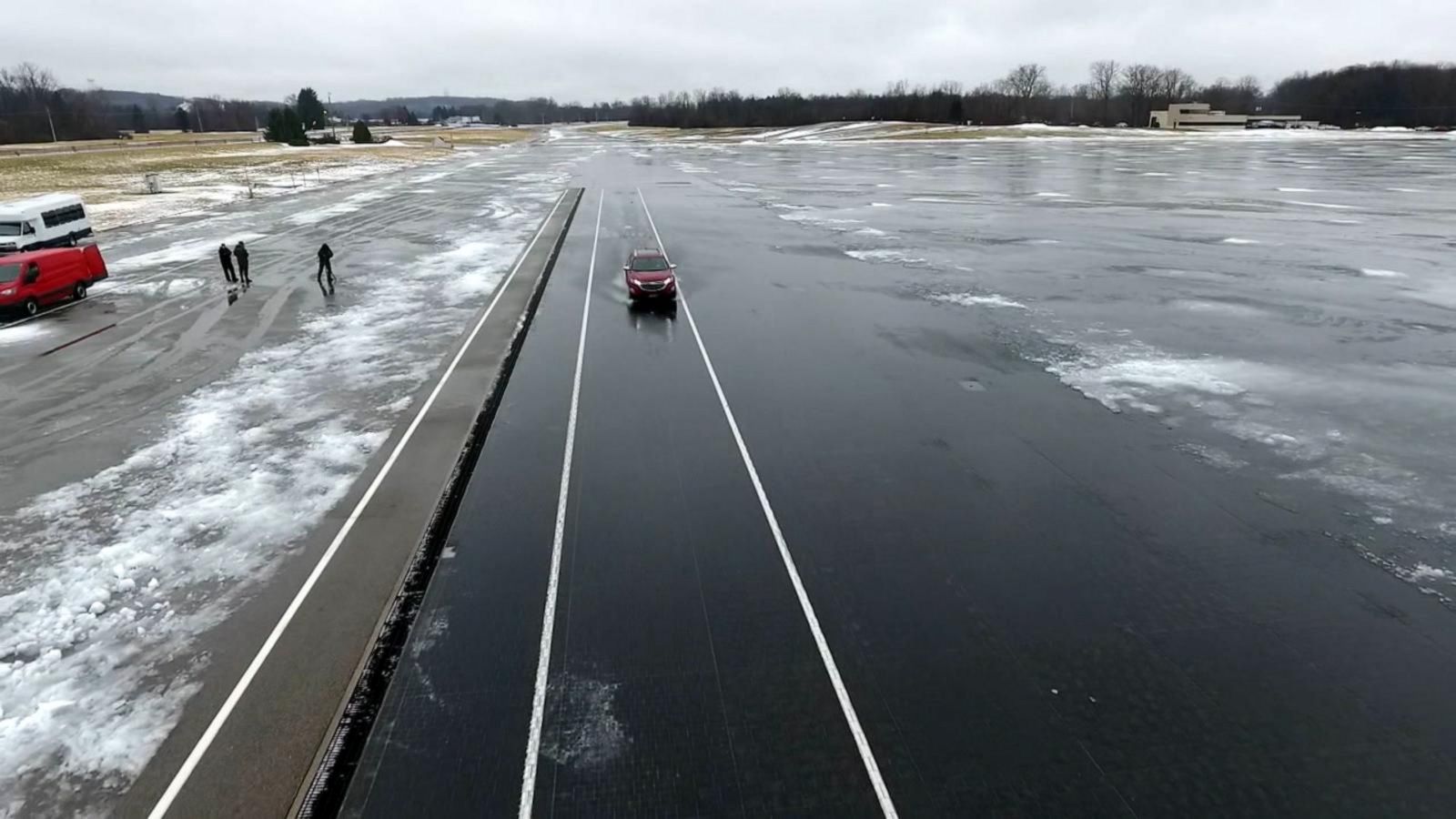 VIDEO: How to navigate driving on black ice