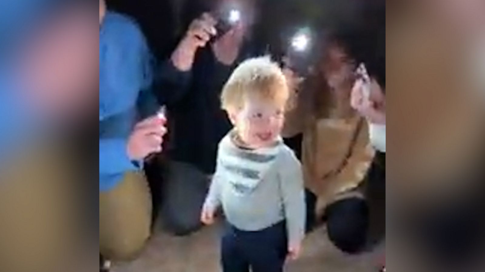 VIDEO: Little boy is star of family’s phone flashlight video