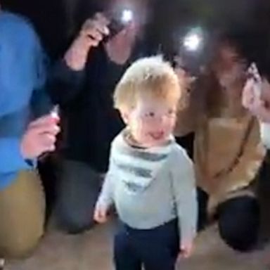 VIDEO: Little boy is star of family’s phone flashlight video