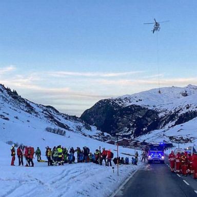 VIDEO: Rescue workers recover 10 missing people after avalanche scare in Austria