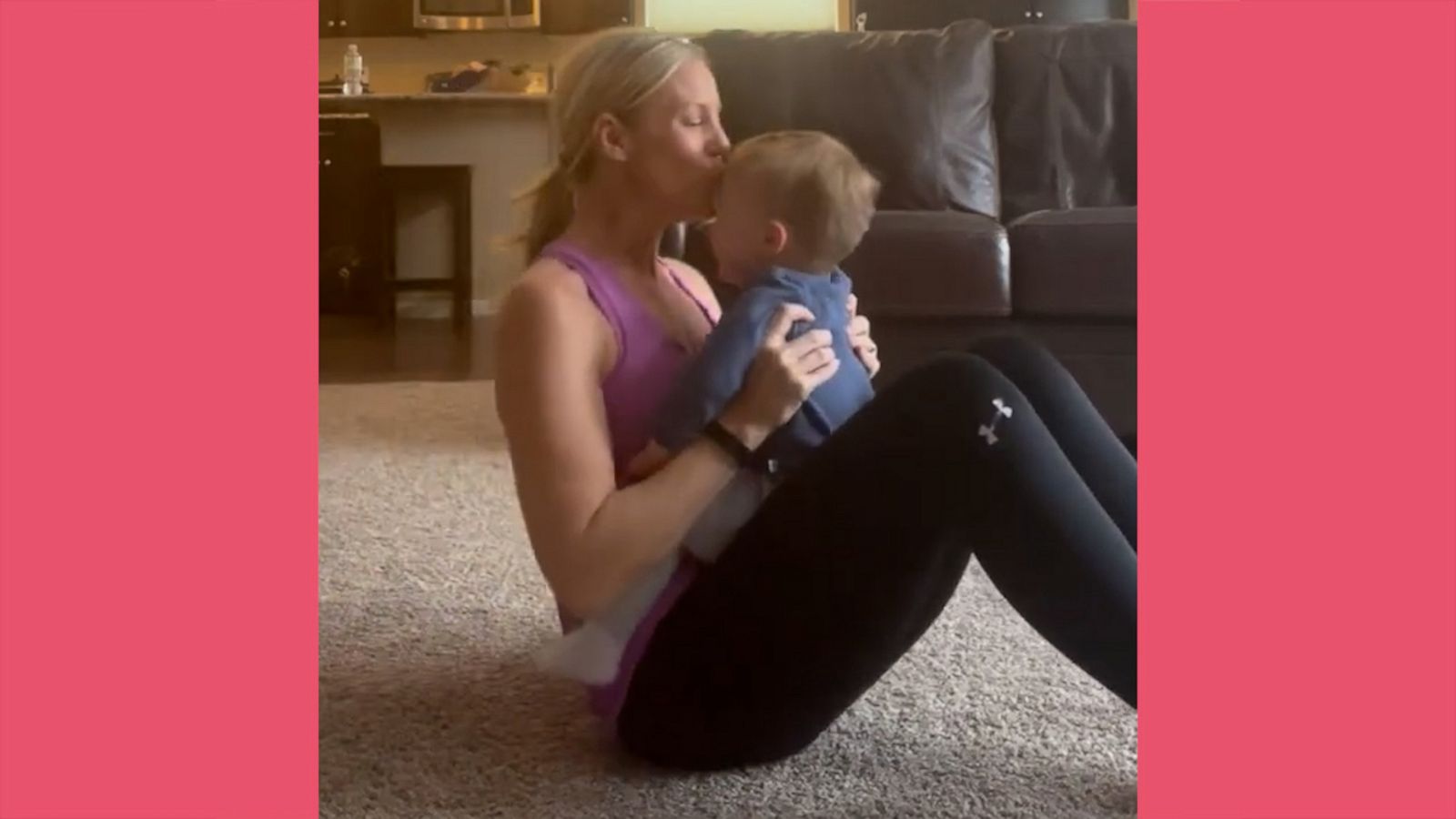 VIDEO: Baby and mom have sweetest workout routine