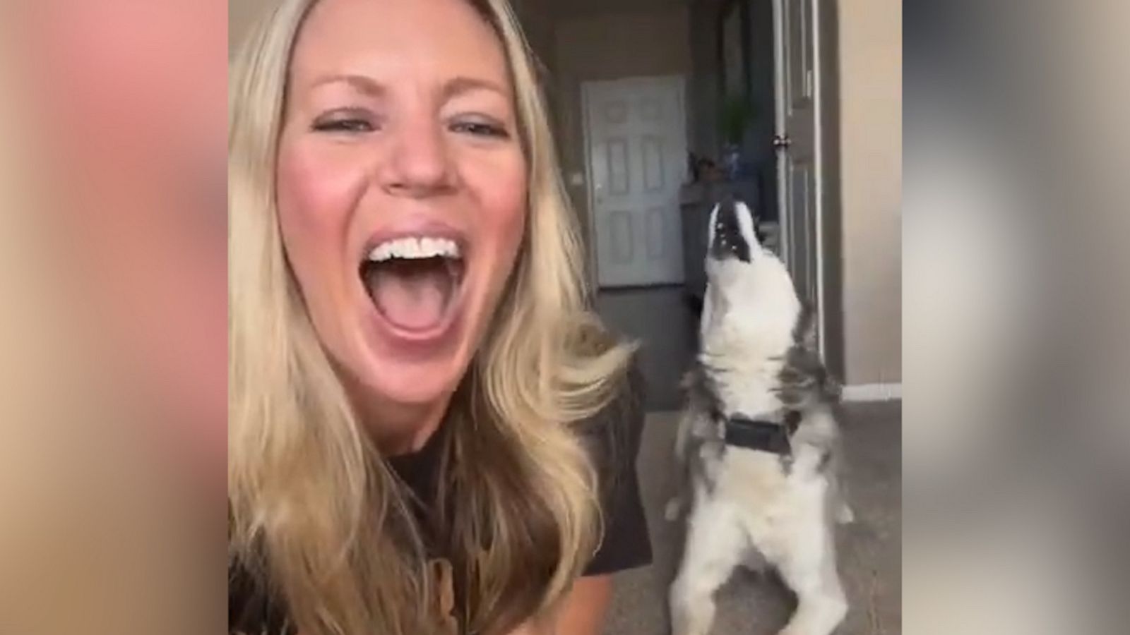 VIDOE: Mom sings Bon Jovi classic while dog joins in