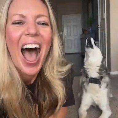 VIDOE: Mom sings Bon Jovi classic while dog joins in