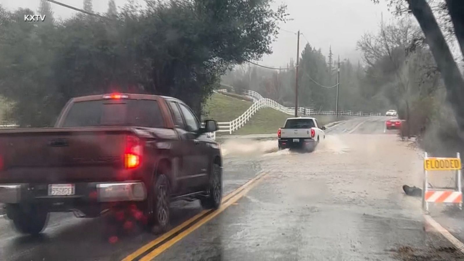 VIDEO: Northern California towns in danger from flood waters