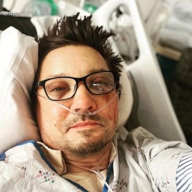 VIDEO: Jeremy Renner shares 1st photo from hospital bed after snow plow accident