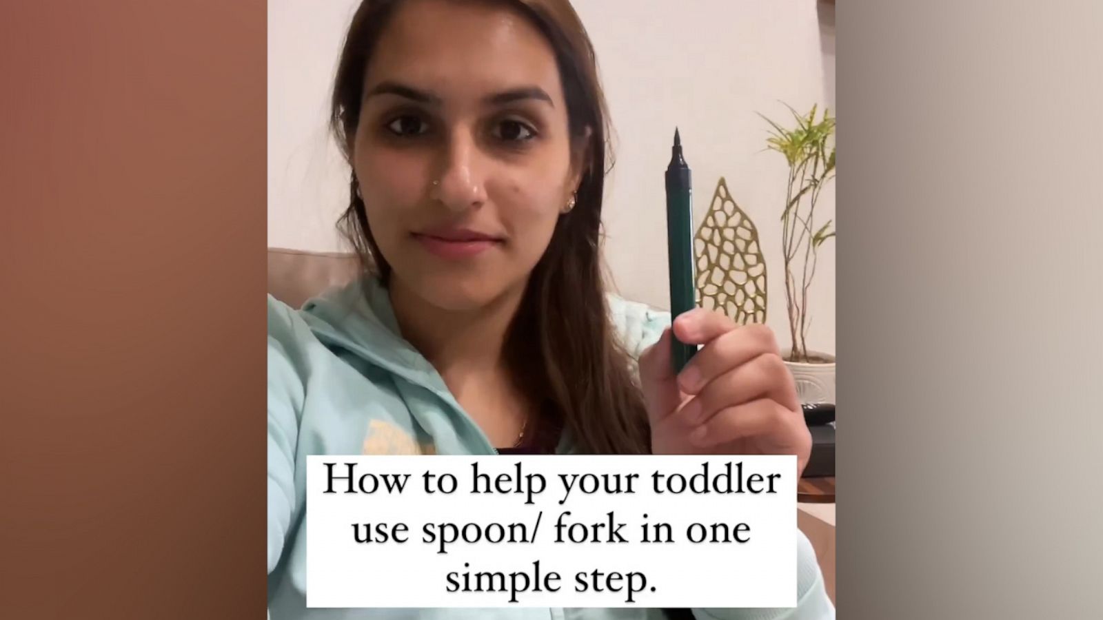 VIDEO: This hack to help your toddler use a fork and spoon is a game-changer