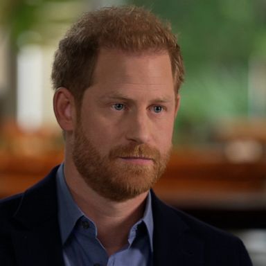 Prince Harry tells ABC News’ Michael Strahan he doesn't think "it's ever going to be possible" to return to his royal role in the U.K. because a "third party" would make it "unsurvivable." Watch the "GMA" interview Monday from 7 a.m. to 9 a.m. ET.