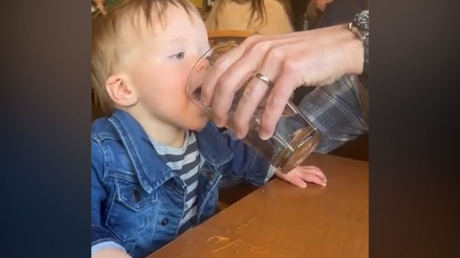 We wish we were as enthusiastic about hydration as this little boy.