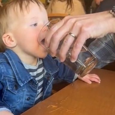 We wish we were as enthusiastic about hydration as this little boy.