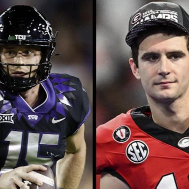 VIDEO: A look at the quarterbacks facing off in college championship game