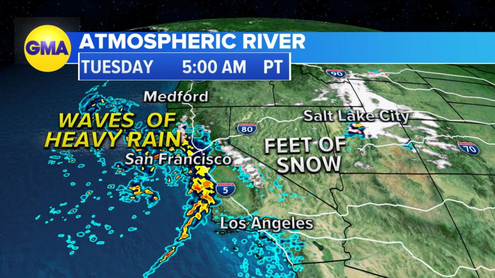 New round of storms hit California Good Morning America