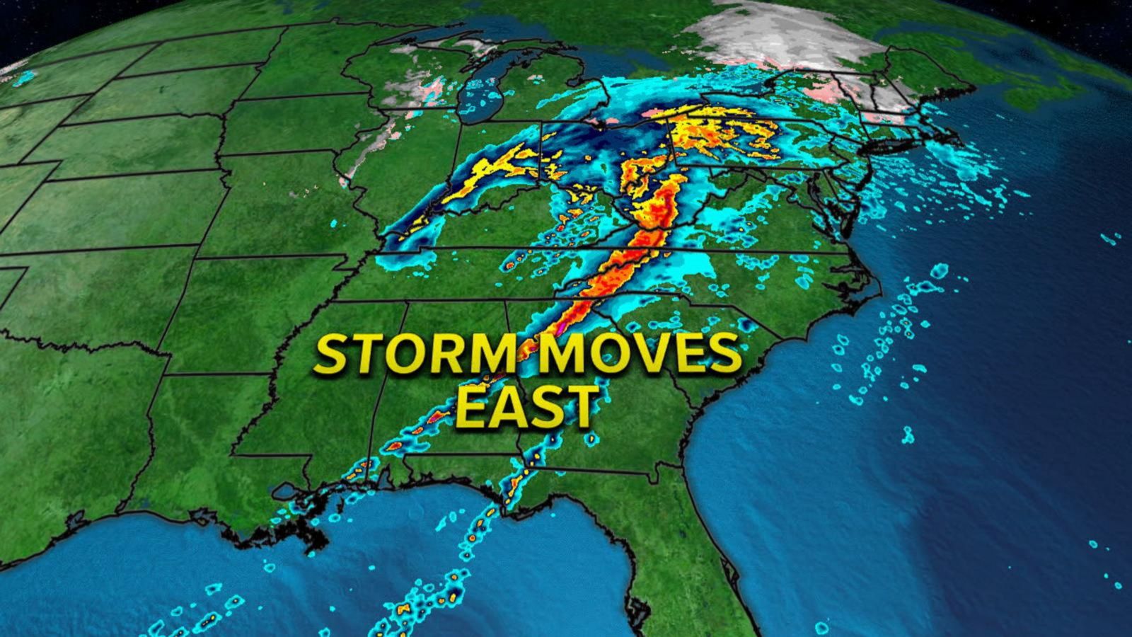 VIDEO: Storm forecast across the US