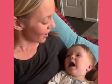 WATCH:  Watch this baby adorably sing along with his mom