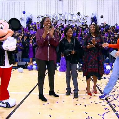 VIDEO: Teen gets surprise from Disney Dreamers Academy