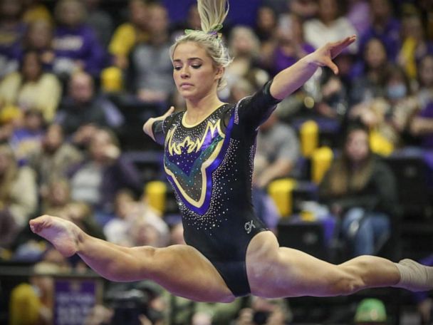 kid gymnast spread legs LSU increases protection after fans disrupt meet over popular gymnast -  Good Morning America