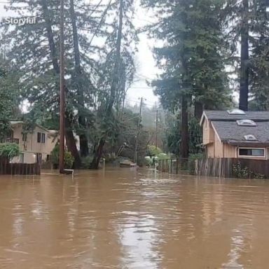 VIDEO: Heavy rain, snow as storm hits West Coast