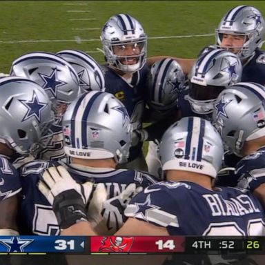 VIDEO: Dallas Cowboys beat Tampa Bay Buccaneers in NFL Wild Card game