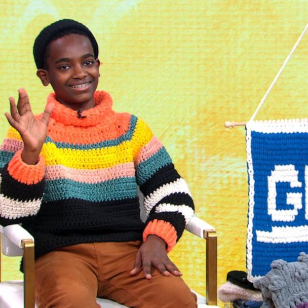 Teen crochet prodigy wows with stunning blankets, headbands and dog coats -  Good Morning America