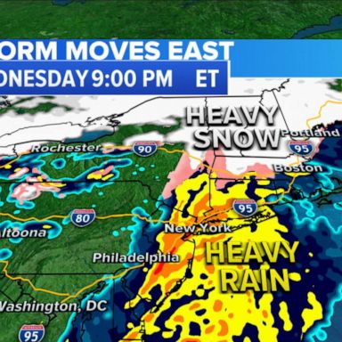 VIDEO: Possible snow on the way for parts of Northeast