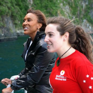 VIDEO: Robin Roberts touches down in New Zealand