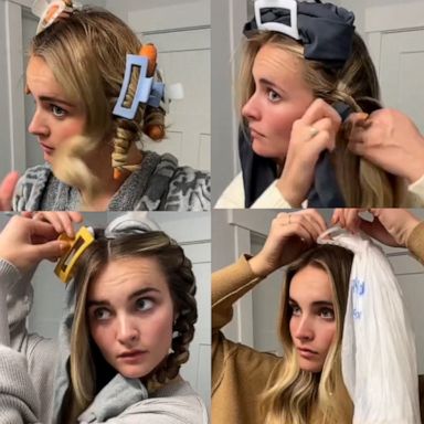 VIDEO: 4 hacks to curl your hair using household items