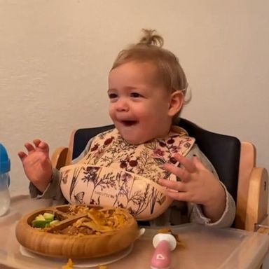 VIDEO: Sassy toddler adorably mimics toothless grandma