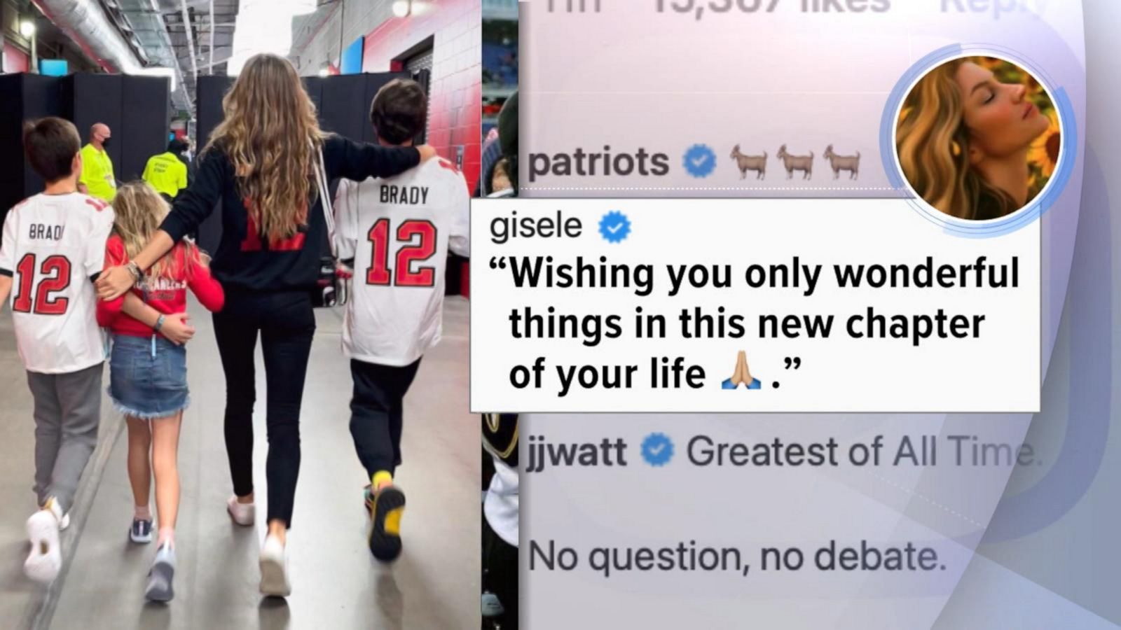 Tom Brady gets retirement well wishes from Gisele Bündchen: 'Only