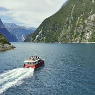 VIDEO: Robin Roberts takes boat trip to New Zealand's Milford Sound