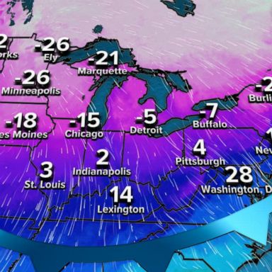 VIDEO: At least 19 states under alert as brutal temperatures grip Northeast