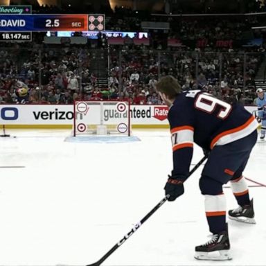 VIDEO: NHL stars hit the ice for the skills challenge