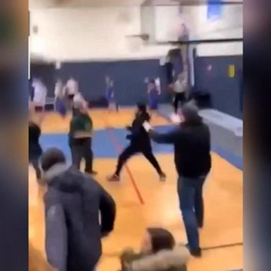 VIDEO: Man involved in school brawl dies