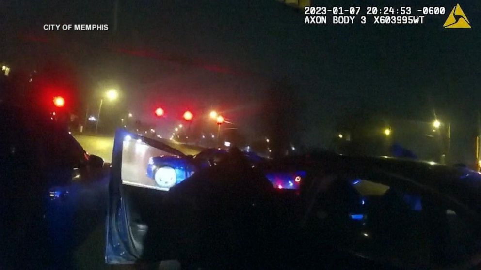 Video White officer fired in Tyre Nichols incident - ABC News