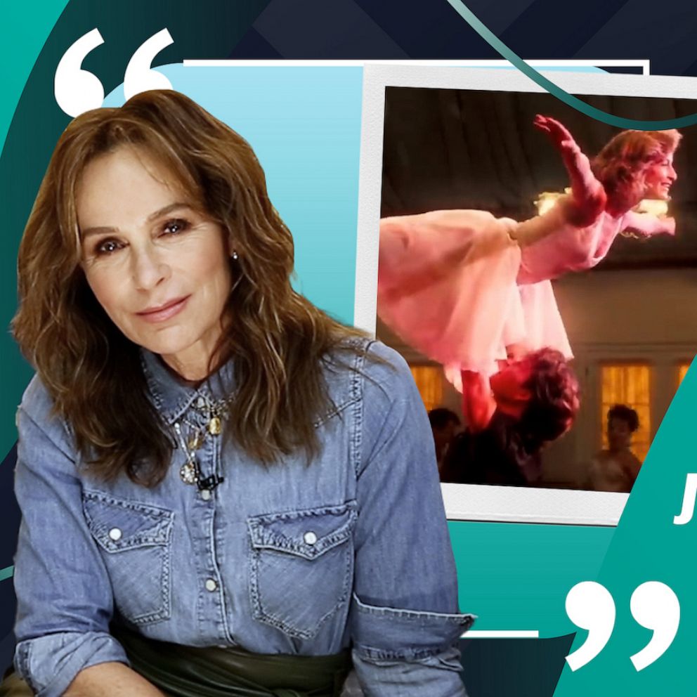 Jennifer Grey reacts to some of her most iconic onscreen moments