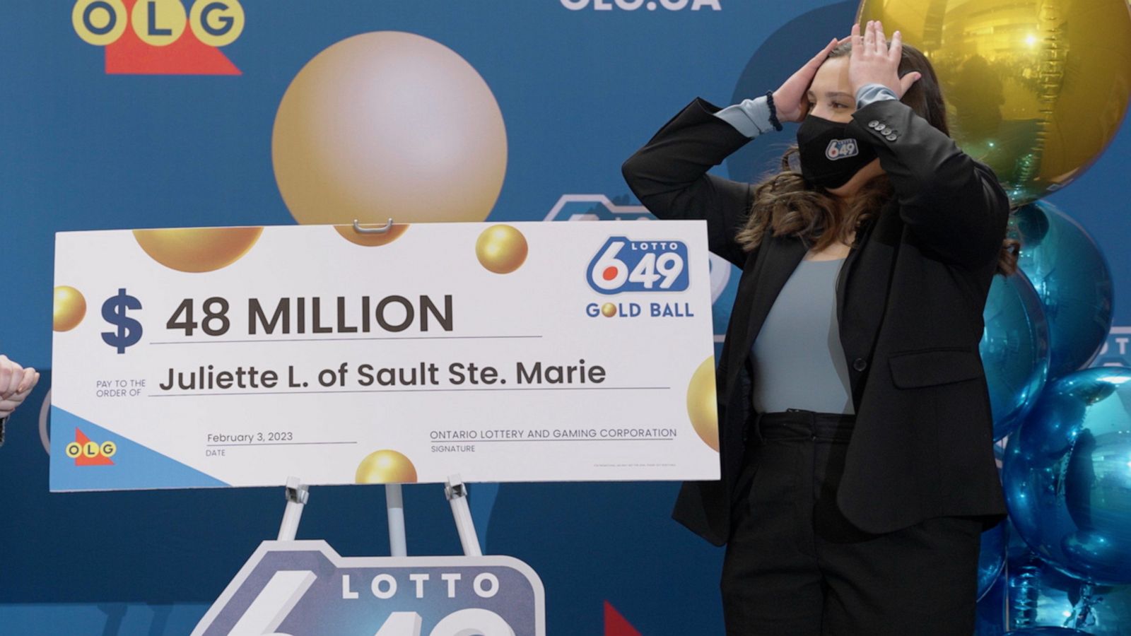 VIDEO: 18-year-old wins $48 million Canadian dollars after buying 1st lottery ticket