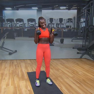 VIDEO: Acclaimed Peloton instructor Tunde Oyeneyin’s arm workout