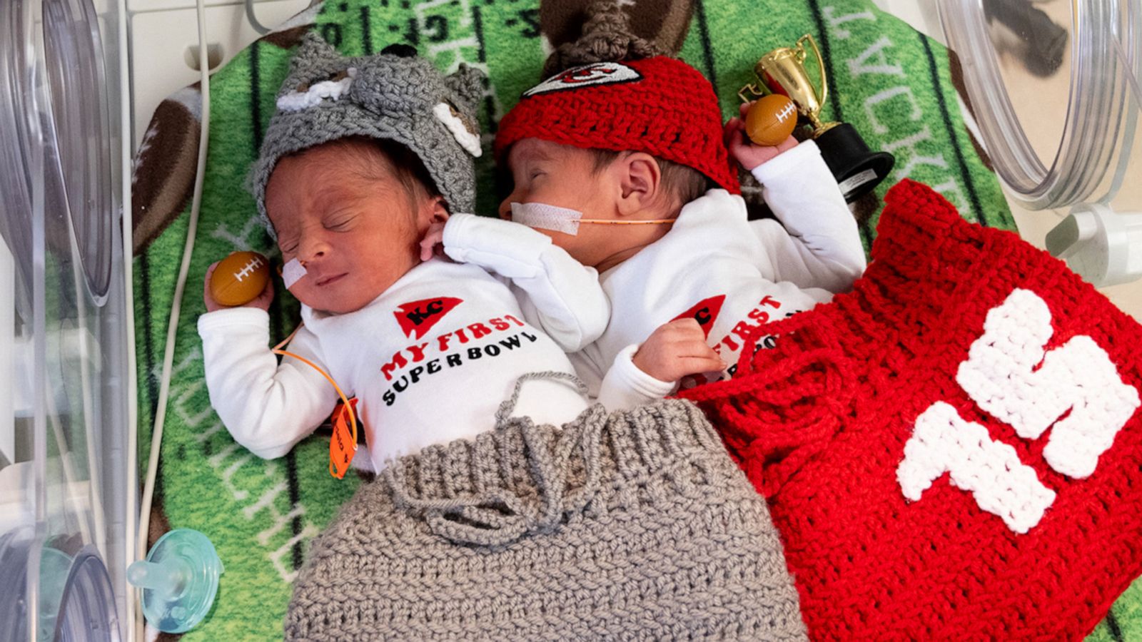 VIDEO: Kansas City Chiefs’ tiniest fans are ready for the Super Bowl